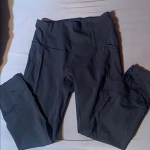 Lululemon black all the right places crop